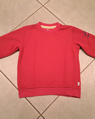 Felpa Melby per bambini, rossa scura,taglia 7 anni