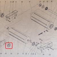 Ingranaggio rotopressa krone 280413