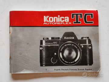 Konica autoreflex TC manuale istruzioni 5 lingue