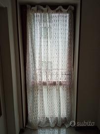 Tenda in pizzo di cotone macramè
