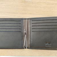 Portafoglio in vera pelle Nava