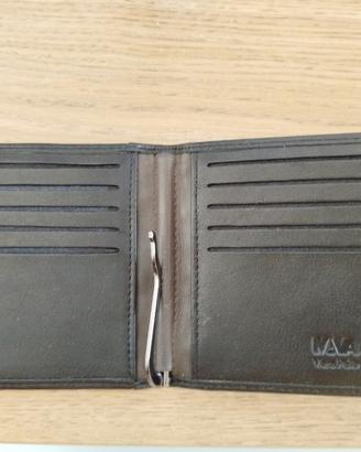 Portafoglio in vera pelle Nava