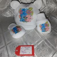 set cappellino e guanti anti graffio 