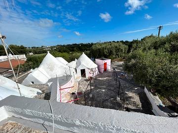 Trulli in campagna Puglia