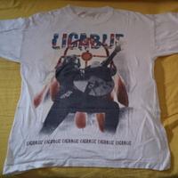 Vintage Ligabue T-Shirt Graphic Print Tour 96