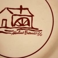 Mulino bianco 1984 piatto in ceramica