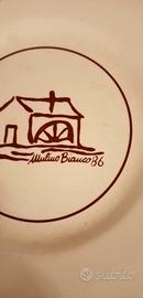 Mulino bianco 1984 piatto in ceramica
