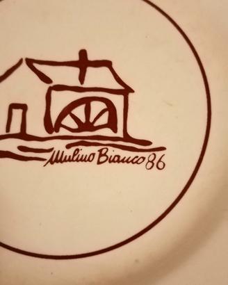 Mulino bianco 1984 piatto in ceramica