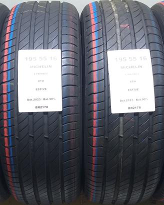 4 GOMME 195 55 16 MICHELIN BR2178