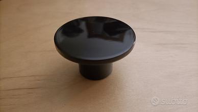 Pomello design metallo nero COSMIC disp.21 PZ.