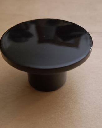 Pomello design metallo nero COSMIC disp.21 PZ.