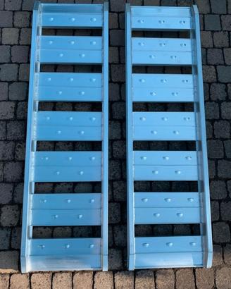 N°2 Rampe di carico 121,5x34cm alluminio da 800kg
