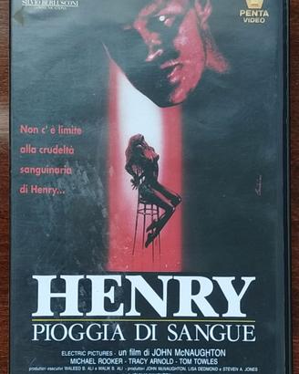 VHS Henry pioggia di sangue 