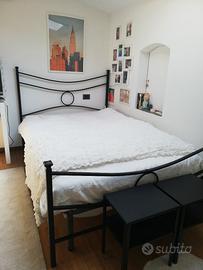 Struttura letto in ferro battuto