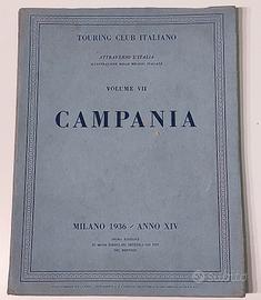 Anno 1936 - Libro Touring Club Italiano CAMPANIA