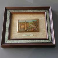 Quadro serigrafia argento riproduzione Antonio Lig