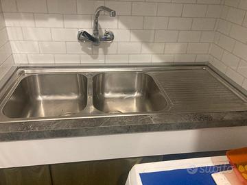 lavello acciaio inox 2 vasche