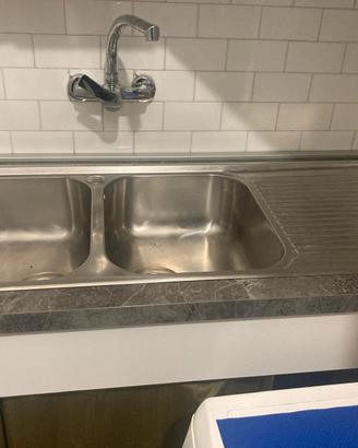 lavello acciaio inox 2 vasche