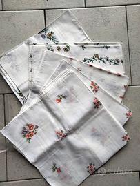 12 fazzoletti cotone donna 