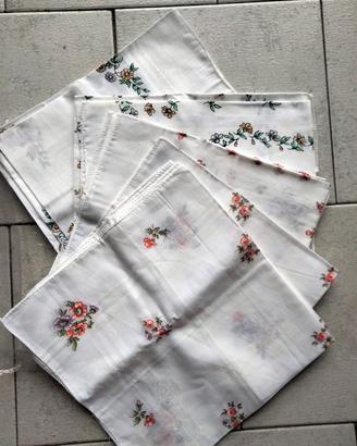 12 fazzoletti cotone donna 