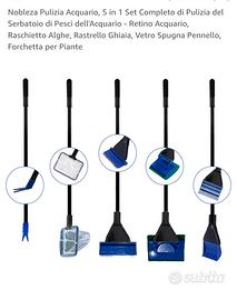 Kit per pulizia acquario.