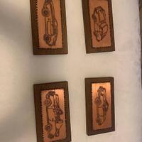 Porsche set Quadri artigianali da collezione