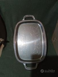 Vassoio Alessi vintage in stile Neo Barocco