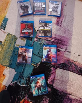 Top Games Ps4 call of duty + battlefield