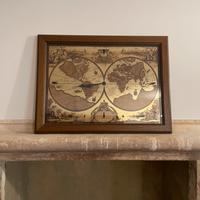 Quadro con planisfero