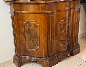 Mobile antico in legno massello 120x45