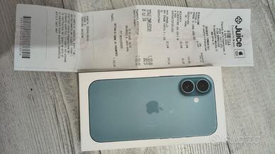 Iphone 16 128 gb verde acqua