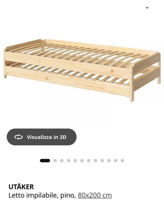 Letti impilabili ikea