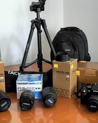 Nikon 5200 kit fotografico