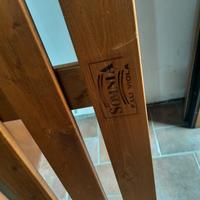 Rete letto matrimoniale a doghe larghe in faggio B