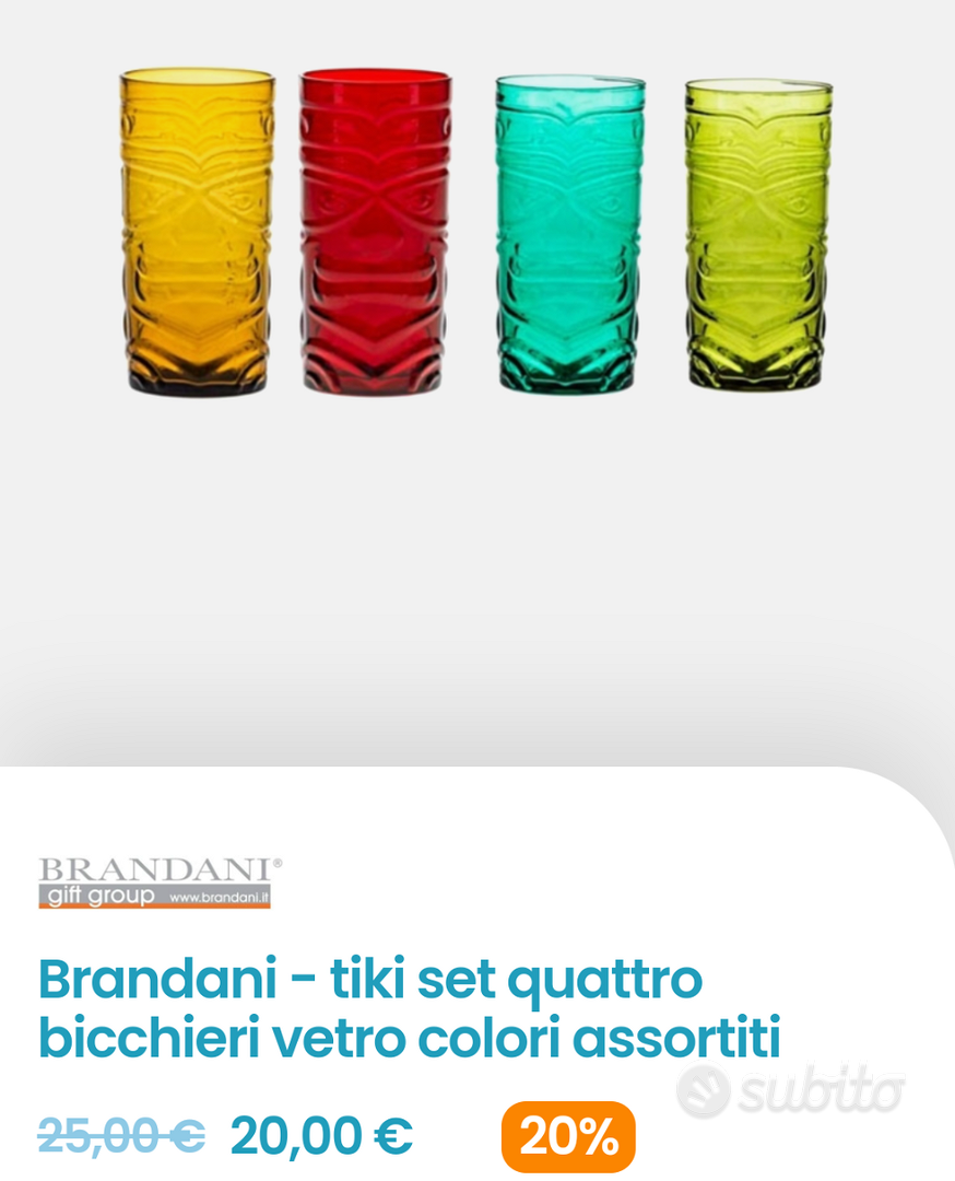 Bicchieri Brandani - Arredamento e Casalinghi In vendita a Bari