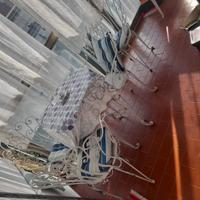 TAVOLO BIANCO PER ESTERNO IN FERRO