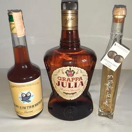 3 bottiglie di grappa
