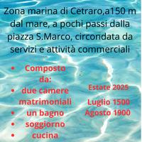 Appartamento estivo per vacanze