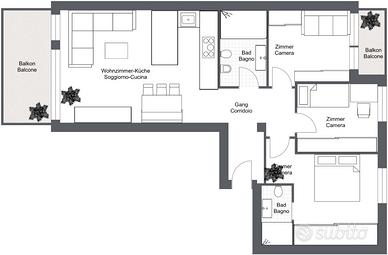 Quadrilocale a Bressanone
