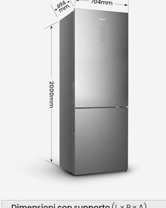 Frigorifero Combinato Hisense no frost 470 litri