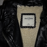 Giubbotto/chiodo ecopelle bambina abercrombie