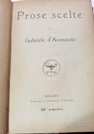Prose scelte- Gabriel D' Annunzio (edizione 1920)