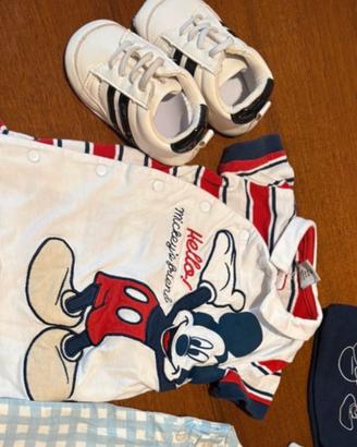 Set estivo neonato 1 mese disney