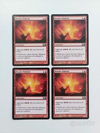 4x "Rituale febbrile" di Magic 2011  ITA  MTG mint