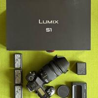 Lumix S1 + lente 24-105 mm + Cage e Maniglia 8Sinn
