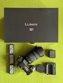 Lumix S1 + lente 24-105 mm + Cage e Maniglia 8Sinn