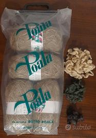 Stock filato lana Botto Poala e set bouclé