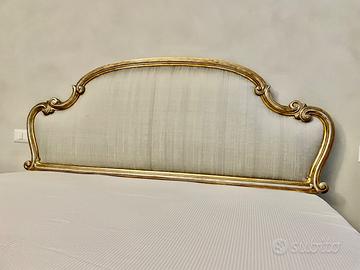 Testata letto matrimoniale antica