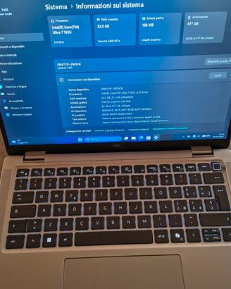 DELL 7450 i7 165U RAM 32 GB SSD 512 GB MODEM LTE