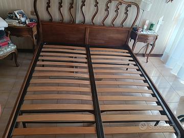 letto matrimoniale in legno